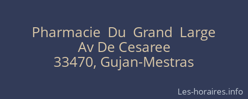 Pharmacie  Du  Grand  Large