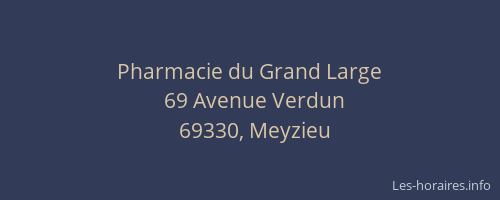 Pharmacie du Grand Large