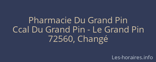 Pharmacie Du Grand Pin