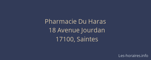 Pharmacie Du Haras