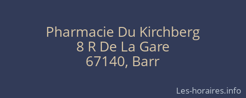 Pharmacie Du Kirchberg