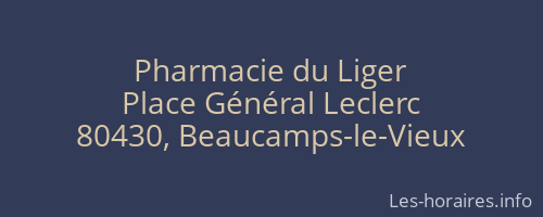 Pharmacie du Liger