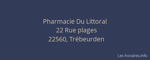 Pharmacie Du Littoral