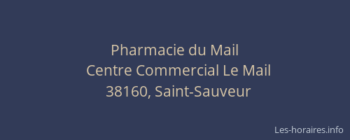 Pharmacie du Mail