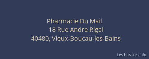 Pharmacie Du Mail