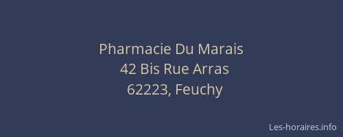Pharmacie Du Marais