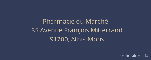 Pharmacie du Marché