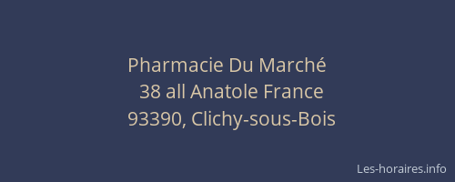 Pharmacie Du Marché