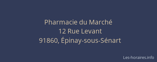 Pharmacie du Marché