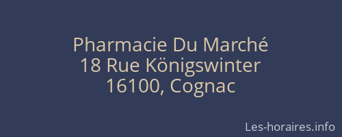 Pharmacie Du Marché