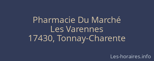Pharmacie Du Marché