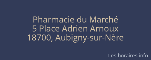 Pharmacie du Marché