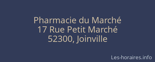 Pharmacie du Marché