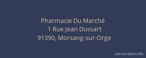 Pharmacie Du Marché