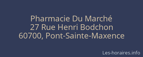 Pharmacie Du Marché