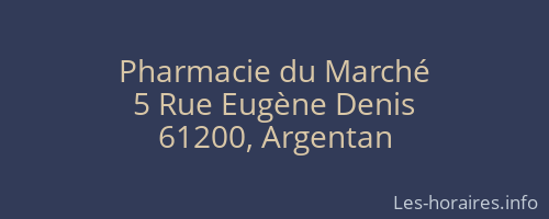 Pharmacie du Marché