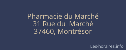 Pharmacie du Marché