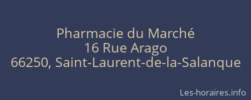 Pharmacie du Marché