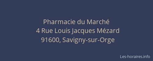 Pharmacie du Marché