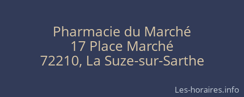 Pharmacie du Marché