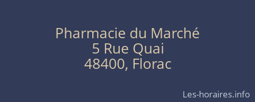 Pharmacie du Marché