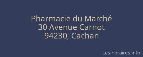 Pharmacie du Marché