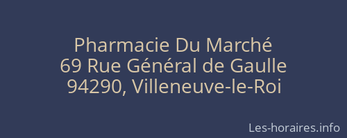 Pharmacie Du Marché