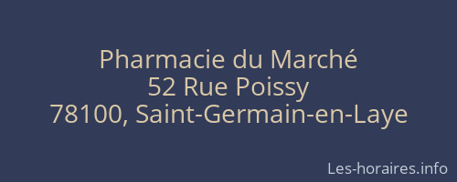 Pharmacie du Marché