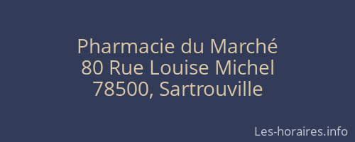 Pharmacie du Marché