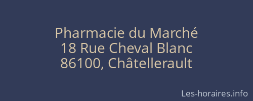 Pharmacie du Marché