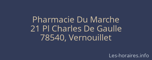Pharmacie Du Marche