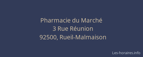 Pharmacie du Marché