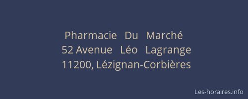 Pharmacie   Du   Marché