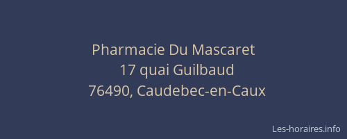 Pharmacie Du Mascaret