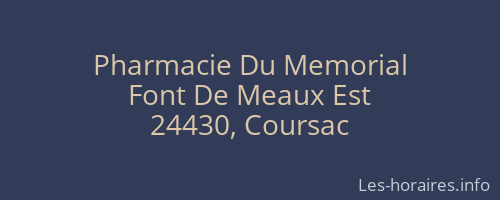 Pharmacie Du Memorial
