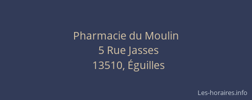 Pharmacie du Moulin