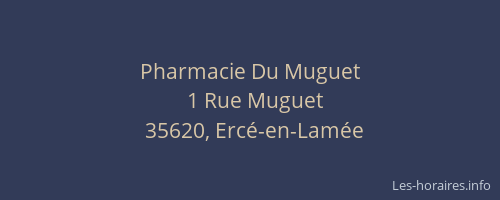 Pharmacie Du Muguet