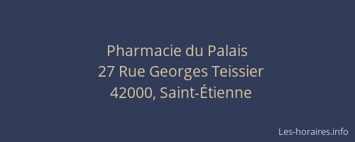 Pharmacie du Palais