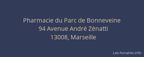 Pharmacie du Parc de Bonneveine