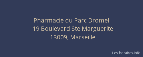 Pharmacie du Parc Dromel