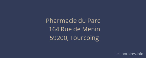Pharmacie du Parc