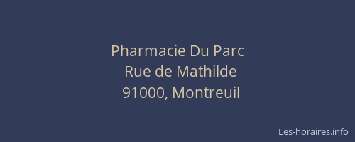 Pharmacie Du Parc