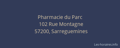 Pharmacie du Parc