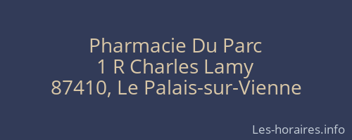 Pharmacie Du Parc