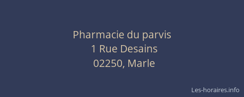 Pharmacie du parvis