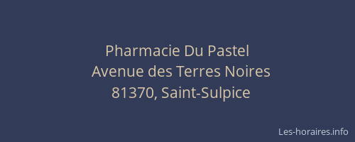 Pharmacie Du Pastel