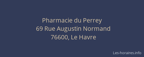 Pharmacie du Perrey