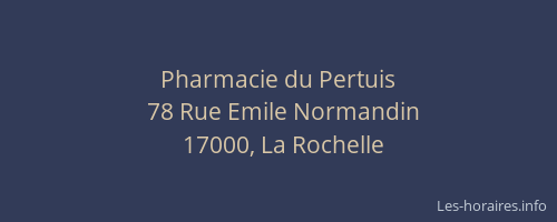 Pharmacie du Pertuis