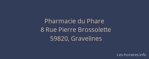 Pharmacie du Phare