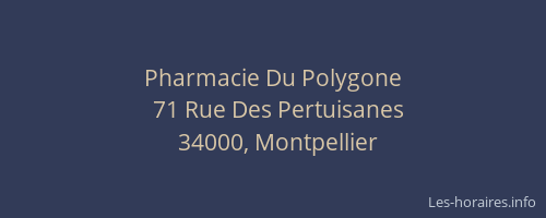 Pharmacie Du Polygone